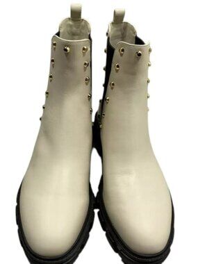 NEW MICHAEL KORS Women's Ridley Boots Size 10M Chelsea Pull-On Round Toe Studded